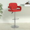 vidaXL Barhocker Rot Kunstleder