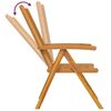 vidaXL Garten Essgruppe 5 pcs Braun Massivholz Akazie