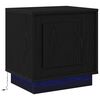 vidaXL Nachttisch 2 pcs Schwarz 44 x 34,5 x 45 cm Holzwerkstoff
