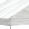 vidaXL Pavillon mit Dach Wei&szlig; 13,38x2,28x2,69 m Polyethylen