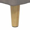 vidaXL Aufbewahrungsottomane mit Kissen Taupe 60 x 60 x 45 cm Stoff