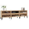 vidaXL TV-Schrank Sonoma-Eiche 150x30x44,5 cm Holzwerkstoff