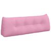 vidaXL R&uuml;cken Kissen Rosa 140 x 24 x 50 cm Stoff