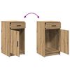 vidaXL Schminktisch mit T&uuml;r 2 pcs Braun 40 x 41 x 75 cm Holzwerkstoff