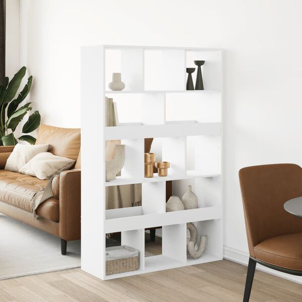 vidaXL Raumteiler Wei&szlig; 100x33x156,5 cm Holzwerkstoff