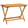 vidaXL Gartentisch Klappbar 90x52,5x65 cm Massivholz Akazie