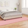 vidaXL Kunstfell Hasen Teppich Olite Rosa 80 x 250 cm Polyester