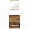 vidaXL Badezimmerm&ouml;bel-Set mit Schubladen Braun 41 x 38,5 x 48 cm