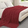 vidaXL Wohndecken 6 pcs Bordeauxrot 240 x 220 cm Fleece