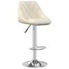 vidaXL Barhocker Creme Samt