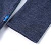 Kinder-Langarmshirt Dunkelblau Melange 104