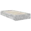 vidaXL Aufbewahrungsbett Beton Grau 90 x 200 cm Holzwerkstoff