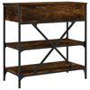 vidaXL Konsolentisch R&auml;uchereiche 75x34,5x75 cm Holzwerkstoff