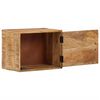 vidaXL Wand-Nachttisch 40x30x25 cm Massivholz Mango