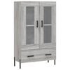 vidaXL Highboard Grau Sonoma 69,5x31x115 cm Holzwerkstoff