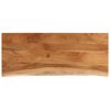 vidaXL Tischplatte 110x40x2,5cm Rechteckig Massivholz Akazie Baumkante