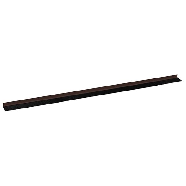 vidaXL Selbstklebende T&uuml;rb&uuml;rstendichtungen 2 pcs Braun 100 cm