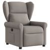 vidaXL Relaxsessel Taupe Stoff