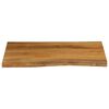 vidaXL Tischplatte mit Baumkante 70x60x3,8 cm Massivholz Mango