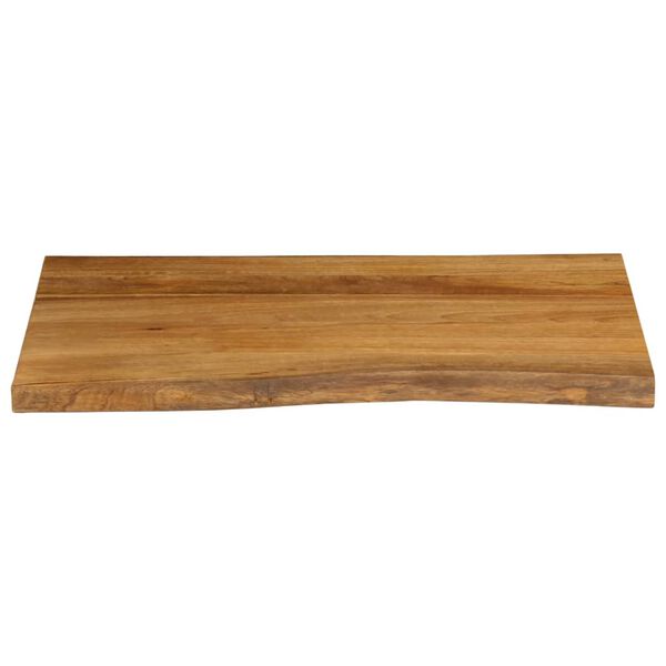 vidaXL Tischplatte mit Baumkante 70x60x3,8 cm Massivholz Mango