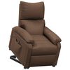 vidaXL Aufstehsessel Braun Stoff