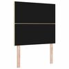 vidaXL Kopfteil Creme 100 cm Stoff
