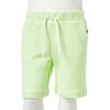 Kindershorts mit Kordelzug Neongelb 116