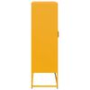 vidaXL Highboard Senfgelb 68x39x123 cm Stahl