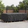 vidaXL M&ouml;belbezug Uni Schwarz 300 x 200 x 90 cm 420D