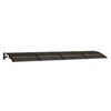 vidaXL T&uuml;rvordach Schwarz 350 x 100 cm Polycarbonat