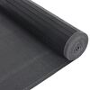 vidaXL Teppich Rechteckig Grau 80x100 cm Bambus