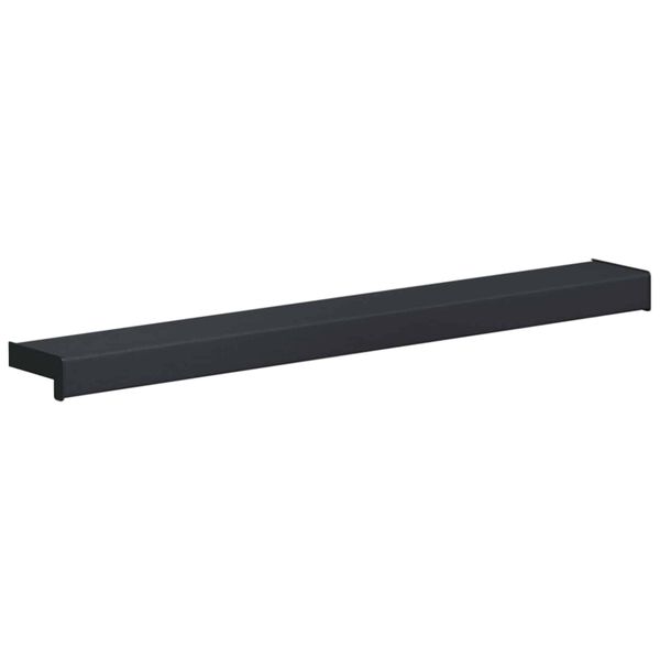 vidaXL Fensterbank Anthrazit mit Holzmaserung 80 x 15 x 4,5 cm PVC