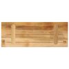 vidaXL Tischplatte 80x20x3,8 cm Rechteckig Raues Massivholz Mango