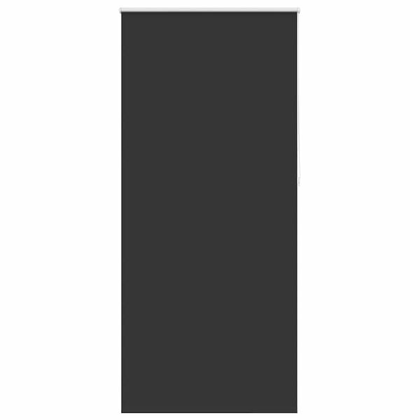 vidaXL Verdunkelungsrollo 124,4 x 230 cm, Stoffbreite 120 cm, schwarz