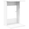 vidaXL Beistelltisch Wei&szlig; 40 x 38 x 62,5 cm Holzwerkstoff