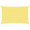 vidaXL Sonnensegel Gelb und Wei&szlig; 4,5 &times; 3 m 100 % Polyester Oxford