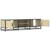 vidaXL TV-Schrank Sonoma-Eiche 160x35x41 cm Holzwerkstoff und Metall