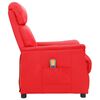vidaXL Massagesessel Rot Kunstleder