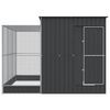vidaXL Voliere mit Erweiterung Silber 290 x 303 x 216 cm Stahl