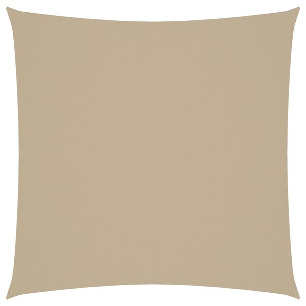 vidaXL Sonnensegel Oxford-Gewebe Quadratisch 5x5 m Beige