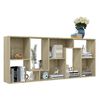 vidaXL B&uuml;cherregal Sonoma-Eiche 67x24x161 cm Holzwerkstoff