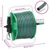 vidaXL Schlauchtrommel Freistehend Gr&uuml;n mit 20 m Schlauch PVC