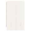 vidaXL Nachtschrank Weiß 40x31x50 cm Massivholz Kiefer
