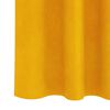 vidaXL Verdunkelungsvorh&auml;nge 2 pcs Senfgelb 140 x 245 cm Samt