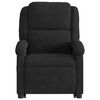 vidaXL Massagesessel mit Aufstehhilfe Schwarz Samt