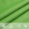 vidaXL Sonnensegel 160 g/m&sup2; Hellgr&uuml;n 2x3 m HDPE