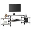vidaXL TV-Schrank Grau Sonoma 157x35x52 cm Holzwerkstoff