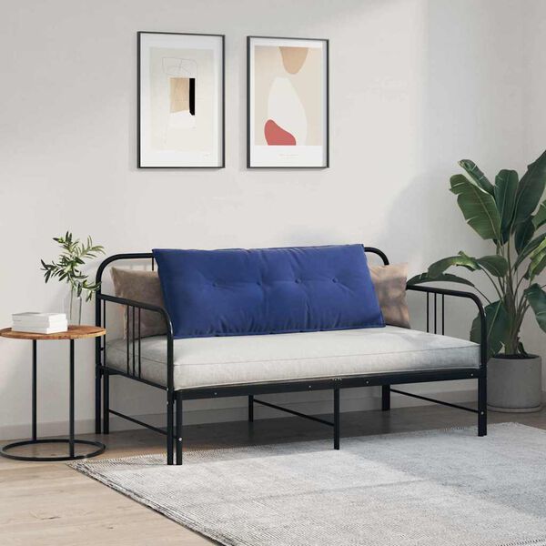 vidaXL R&uuml;ckenkissen Polizeiblau 120 x 50 cm Cordstoff