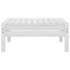 vidaXL 5-tlg. Garten-Lounge-Set Wei&szlig; Kiefer Massivholz