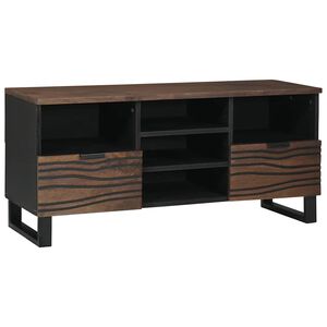vidaXL TV-Einheiten 100 x 33 x 46 cm Walnuss Holzwerkstoff